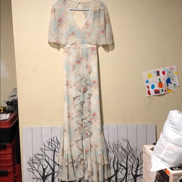 Topshop Muted floral print dress - Picture 5 of 12